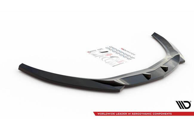 Maxton Design Frontlippe V.1 für Opel Astra GTC OPC-Line J Hochglanz schwarz
