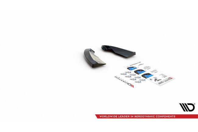 Maxton Design Diffusor Flaps für Opel Astra GTC OPC-Line J Hochglanz schwarz