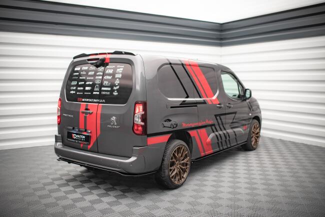 Maxton Design Heckspoiler Lippe für Peugeot Partner...