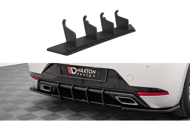 Maxton Design Street Pro Heckdiffusor für Seat Ibiza Mk5 Schwarz