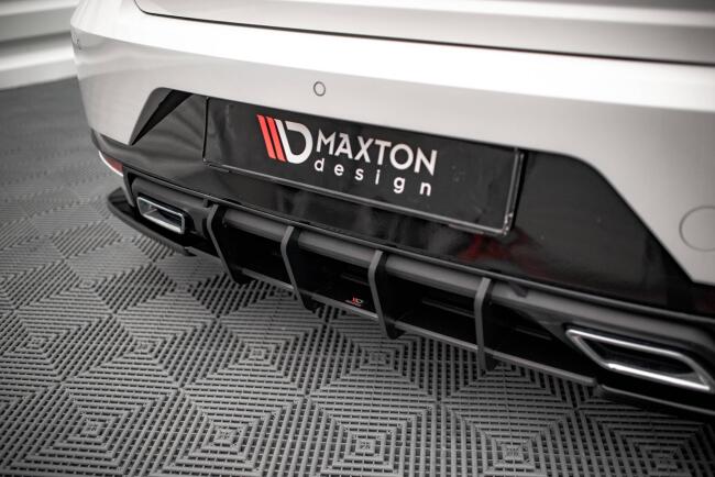 Maxton Design Street Pro Heckdiffusor für Seat Ibiza Mk5 Schwarz