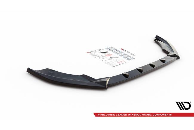 Maxton Design Frontlippe V.1 für Seat Ibiza Mk5 Hochglanz schwarz