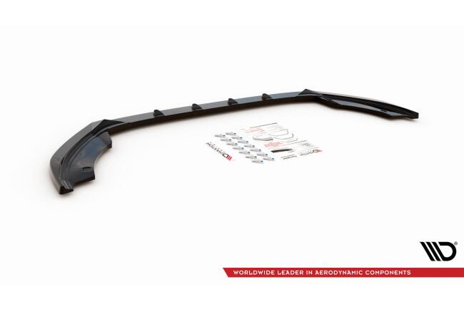 Maxton Design Frontlippe V.1 für Seat Ibiza Mk5 Hochglanz schwarz