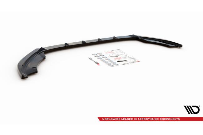 Maxton Design Frontlippe V.2 für Seat Ibiza Mk5 Hochglanz schwarz