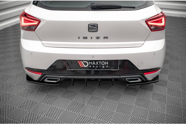 Maxton Design Diffusor Flaps für Seat Ibiza Mk5 Hochglanz schwarz