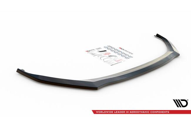 Maxton Design Frontlippe V.1 für Skoda Enyaq iV Hochglanz schwarz