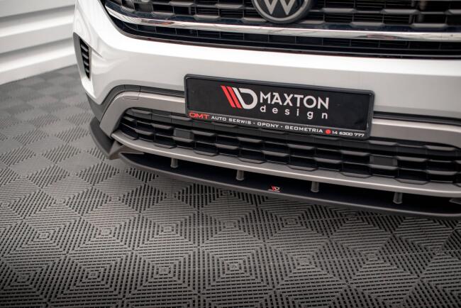 Maxton Design Frontlippe V.1 für VW Atlas Cross Sport Hochglanz schwarz