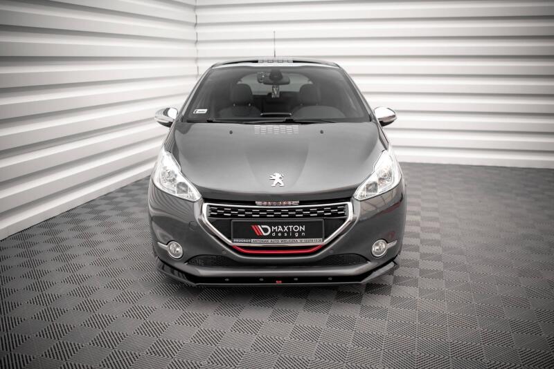 Maxton Design Frontlippe V.1 für Peugeot 208 GTi Mk1 Hochglanz schwarz