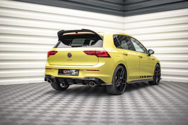 Sportauspuff Endschalldämpfer für VW Golf 8 GTI / Clubsport Endrohre 120x80mm poliert