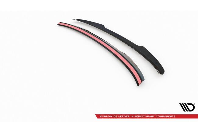 Maxton Design Heckspoiler Lippe für Audi A4 Limousine B9 Hochglanz schwarz