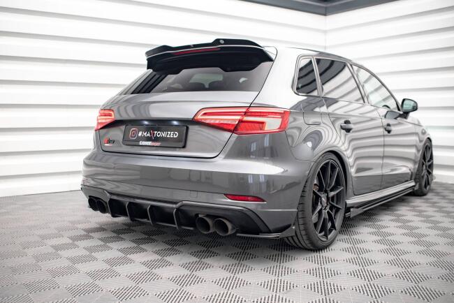 Maxton Design Heckspoiler Lippe für Audi S3 A3...