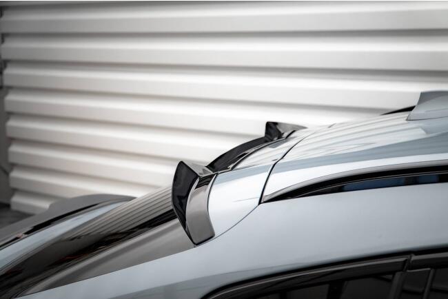 Maxton Design Heckspoiler Lippe oben V.2 für BMW X4 M-Paket G02 Facelift Hochglanz schwarz