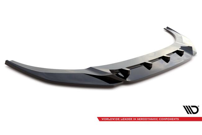 Maxton Design Frontlippe V.2 für Audi RSQ8 Mk1 Hochglanz schwarz