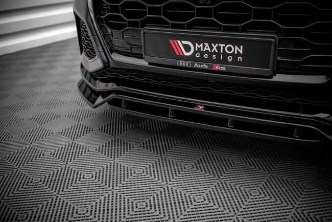 Maxton Design Frontlippe V.3 für Audi RSQ8 Mk1 Hochglanz schwarz