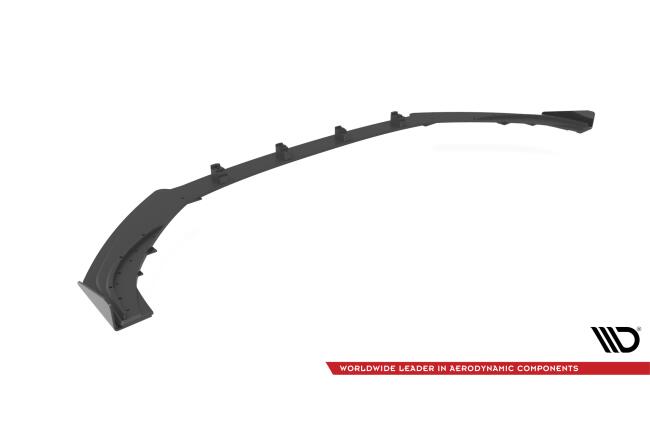 Maxton Design Street Pro Frontlippe mit Flaps für Audi S3 Sportback 8V Facelift Hochglanz schwarz