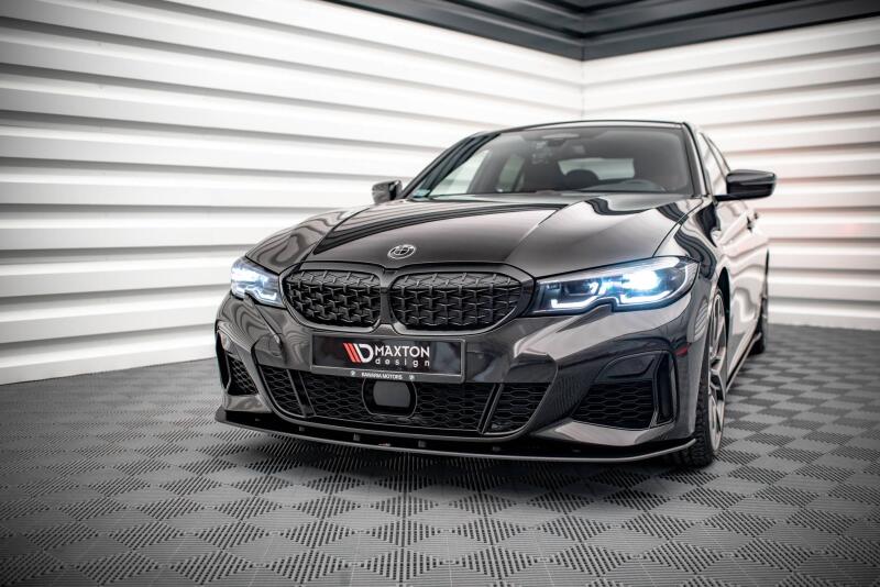 Maxton Design Street Pro Frontlippe für BMW 3er M-Paket G20 / G21 schwarz matt