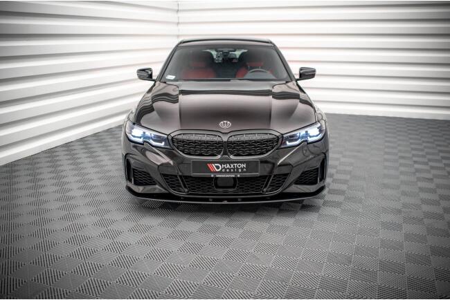 Maxton Design Street Pro Frontlippe für BMW 3er M-Paket G20 / G21 schwarz matt
