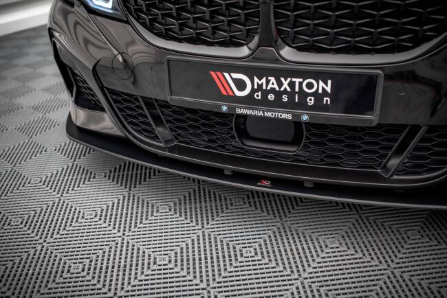 Maxton Design Street Pro Frontlippe für BMW 3er M-Paket G20 / G21 schwarz matt