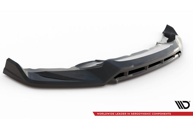Maxton Design Frontlippe V.3 für BMW X6 M-Paket F16 Hochglanz schwarz