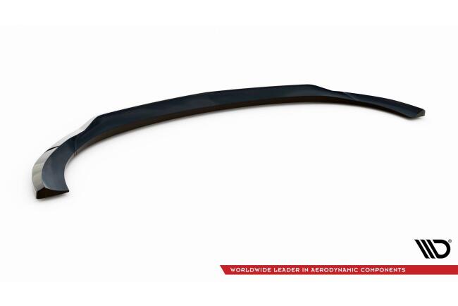 Maxton Design Frontlippe V.1 für Mercedes E-Klasse W213 / S213 Facelift AMG-Line (2020-2023) Hochglanz schwarz