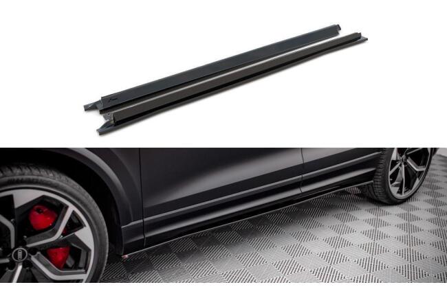 Maxton Design Seitenschweller (Paar) für Audi RSQ8 Mk1 Hochglanz schwarz