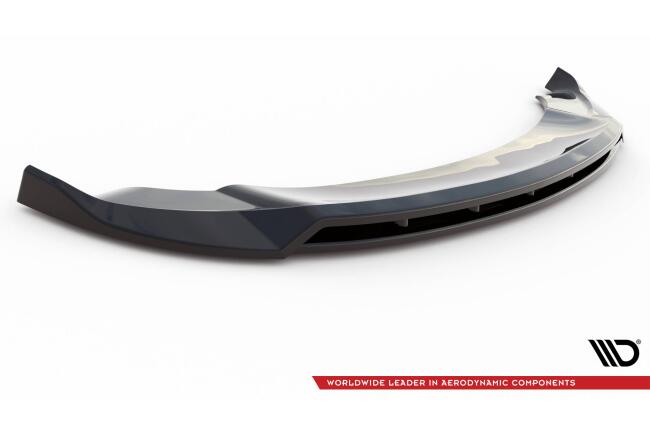Maxton Design Frontlippe V.2 für Tesla Model Y Hochglanz schwarz