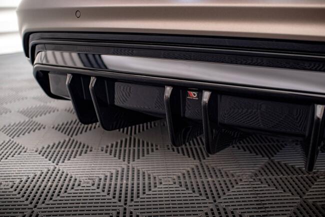 Maxton Design Heckdiffusor für Audi e-Tron GT / RS GT Mk1 Hochglanz schwarz