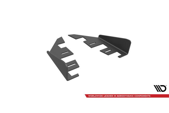 Maxton Design Street Pro Heckdiffusor Flaps für Audi S3 Sportback 8V Facelift Hochglanz schwarz