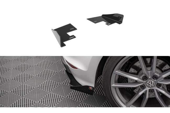 Maxton Design Street Pro Diffusor Flaps für VW Golf 7 R / R-Line Hochglanz schwarz