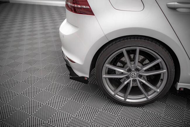 Maxton Design Street Pro Diffusor Flaps für VW Golf 7 R / R-Line Hochglanz schwarz