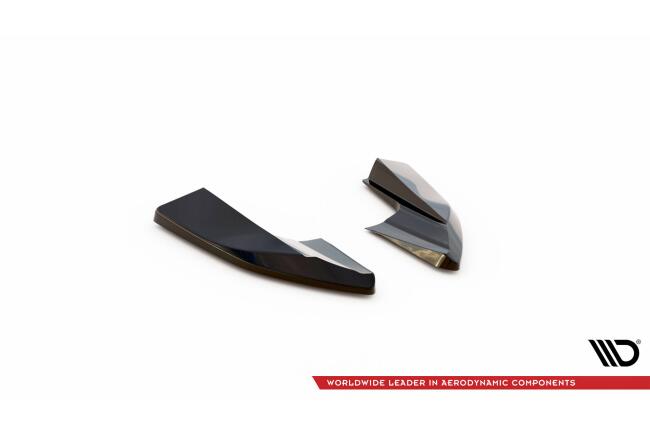 Maxton Design Diffusor Flaps V.2 für Audi e-Tron GT / RS GT Mk1 Hochglanz schwarz