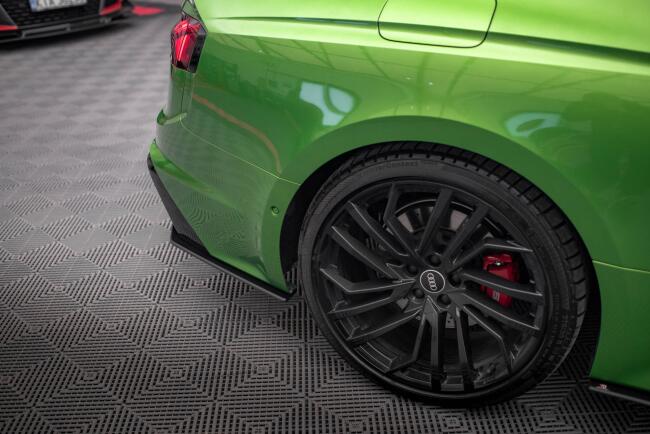 Maxton Design Street Pro Diffusor Flaps für Audi RS5 F5 Facelift schwarz matt