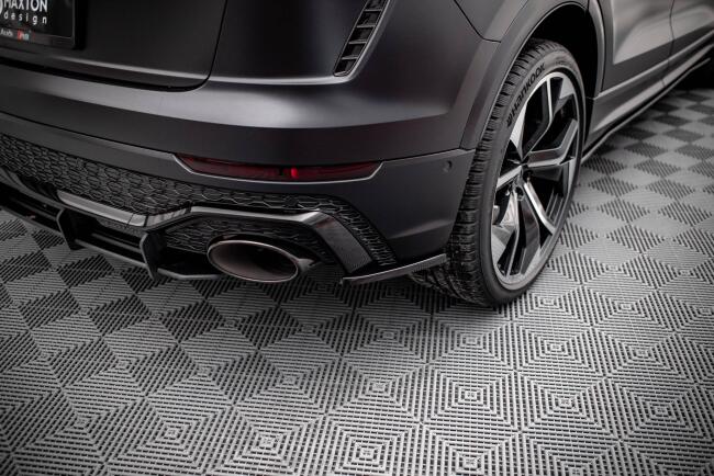Maxton Design Diffusor Flaps V.1 für Audi RSQ8 Mk1 Hochglanz schwarz