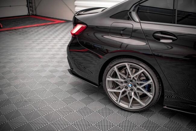 Maxton Design Street Pro Diffusor Flaps V.1 für BMW 3er M-Paket G20 / G21 schwarz matt