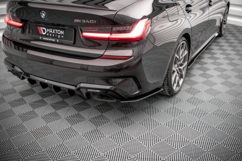 Maxton Design Street Pro Diffusor Flaps V.2 für BMW 3er M-Paket G20 / G21 schwarz matt