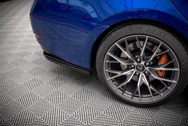 Maxton Design Diffusor Flaps für Lexus GS F Mk4 Facelift Hochglanz schwarz