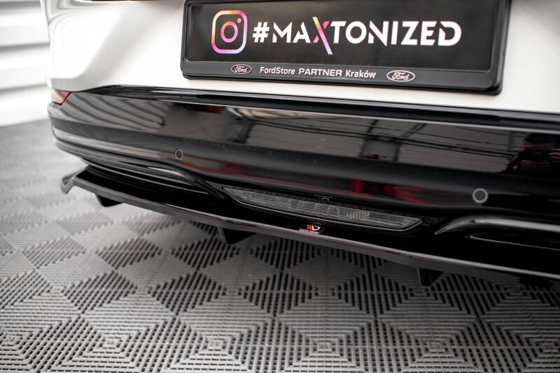 Maxton Design Heckdiffusor DTM Look für Ford Mustang Mach-E Mk1 Hochglanz schwarz