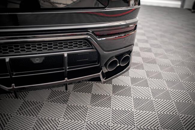 Maxton Design mittlerer Heckdiffusor DTM Look für Lamborghini Urus Mk1 schwarz Hochglanz