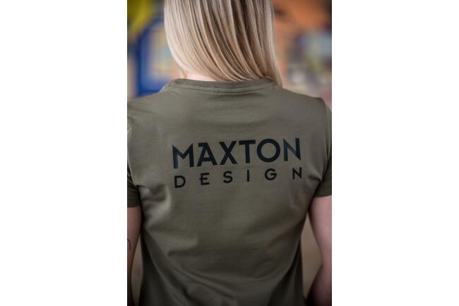 Maxton Design Damen T-Shirt Khaki Größe L