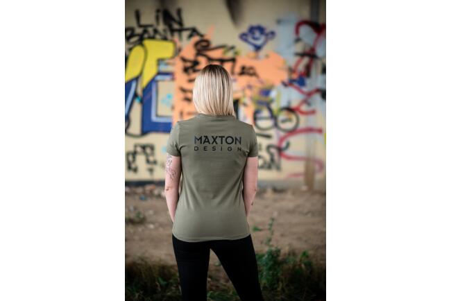 Maxton Design Damen T-Shirt Khaki Größe XL
