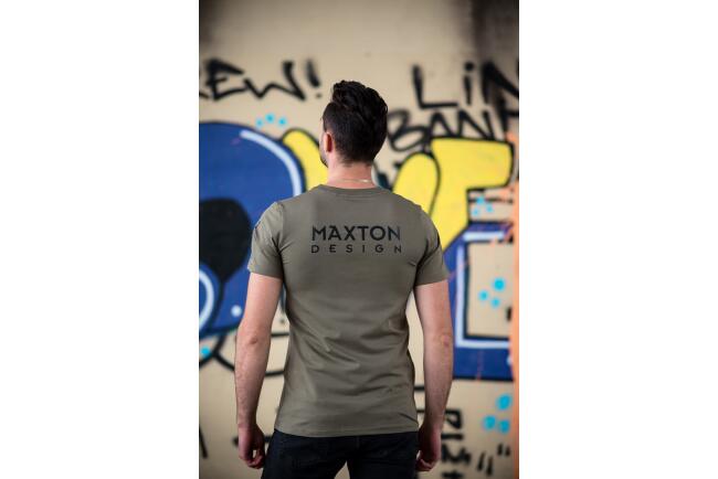 Maxton Design Herren T-Shirt Khaki Größe M