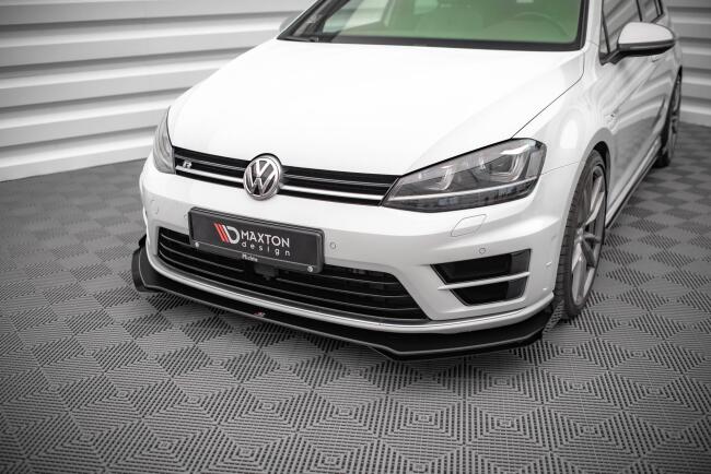 Maxton Design Street Pro Diffusor Flaps Volkswagen Golf R Mk7 Hochglanz schwarz