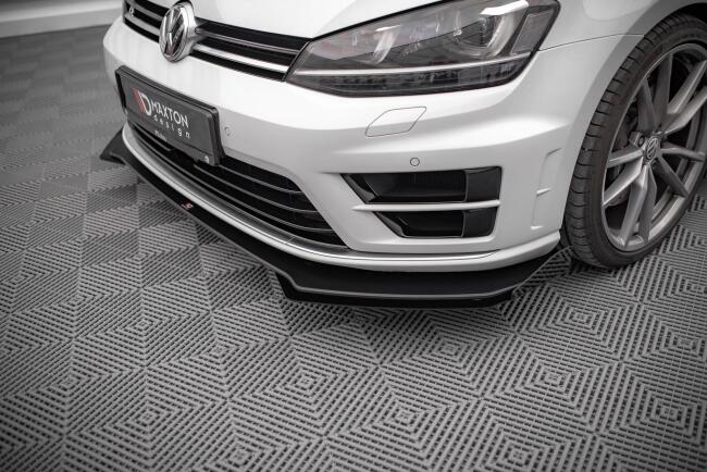 Maxton Design Street Pro Diffusor Flaps Volkswagen Golf R Mk7 Hochglanz schwarz