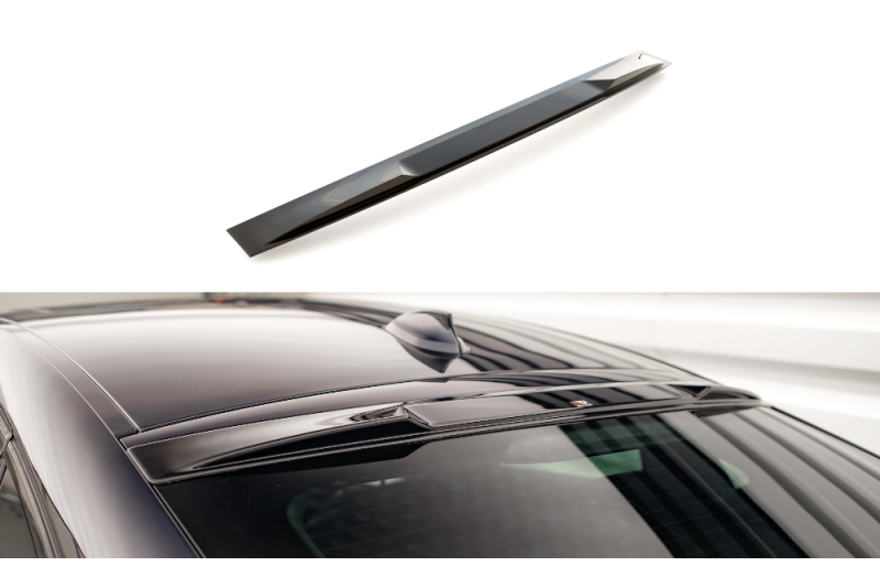 Maxton Design Heckscheibenblende für BMW X6 M-Paket F16 Hochglanz schwarz