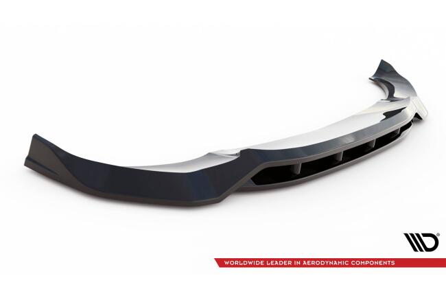 Maxton Design Frontlippe für BMW X3 M40d G01 Hochglanz schwarz