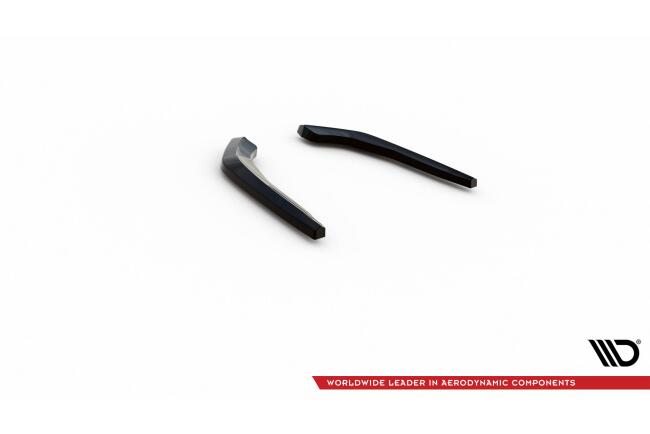 Maxton Design Diffusor Flaps für BMW X3 M40d G01 Hochglanz schwarz