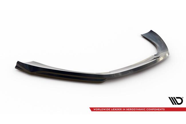 Maxton Design Frontlippe für Porsche Macan Mk2 Hochglanz schwarz