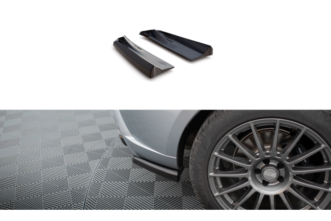 Maxton Design Diffusor Flaps Porsche Macan Mk2 Hochglanz schwarz