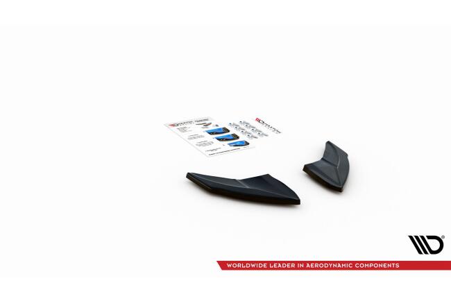 Maxton Design Diffusor Flaps V.4 für VW Golf 7 R Hochglanz schwarz
