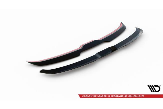 Maxton Design Heckspoiler Lippe V.4 für BMW 1er F40 / F70 M-Paket / M135i Hochglanz schwarz
